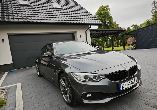 BMW Seria 4 cena 72999 przebieg: 151000, rok produkcji 2015 z Okonek małe 562